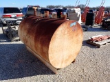STEEL FUEL TANK,  SKID MOUNTED, APPROX 500 GALLONS, AS IS WHERE IS