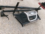 DODGE RAM SET OF SIDE STEPS & FRONT BRUSH GUARD & PICKUP TRUCK HEADACHE RAC