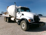 2005 MACK CV713 CEMENT MIXER TRUCK, 271867 MILES,  DAYCAB, E7 DIESEL, MAXIT