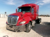 2013 INTERNATIONAL PROSTAR SLEEPER TRACTOR TRUCK, 609056 MILES,  MAXXFORCE