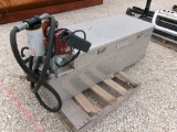 RDS PICKUP TRUCK FUEL/TOOLBOX COMBO,  ALUMINUM, 60 GALLON, ELECTRIC PUMP &