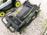 RYOBI CORDLESS PUSH LAWN MOWER,  20