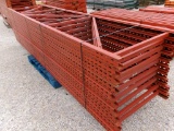PALLET RACK UPRIGHTS,  (10) 12', AS IS WHERE IS C# #2