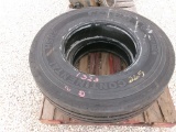 TIRES,  (2) 12R 22.5, NO WHEELS, AS IS WHERE IS