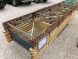 PALLET RACK UPRIGHTS,  (7) 12',  AS IS WHERE IS C# #10