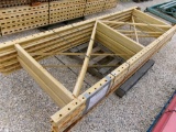 PALLET RACK UPRIGHTS,  (5), 10', AS IS WHERE IS C# #9
