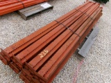 PALLET RACK CROSSBEAMS,  (12)  AS IS WHERE IS