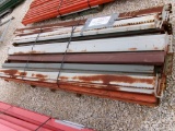 PALLET RACK CROSSBEAMS,  (25) 9', AS IS WHERE IS