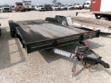 2016 DIAMOND C RANGER SERIES CAR TRAILER,  20' BUMPER PULL, REMOVABLE FENDE
