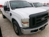 2010 FORD F350 PICKUP TRUCK, 189077 MILES,  EXTENDED CAB, 2WD, 5.4L GAS, A/