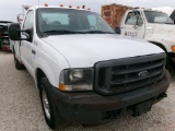 2003 FORD F350 UTILITY PICKUP TRUCK, 242561 MILES,  REGULAR CAB, 2WD, 5.4L