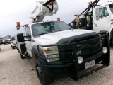 2014 FORD F550 UTILITY BUCKET TRUCK, 139127 MILES,  REGULAR CAB, 4X4, 6.7L