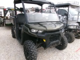 2020 CAN AM DEFENDER HD8 SIDE BY SIDE ATV, 793 HRS,  CANOPY, 4X4, GAS, DUMP