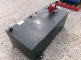 FUEL TANK,  95 GALLON, PUMP, AS IS WHERE IS