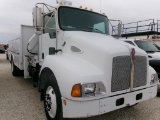 2006 KENWORTH T300 FLATBED SERVICE TRUCK, 118000 MILES,  DAYCAB, CUMMINS IS