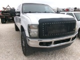 2008 FORD F250 PICKUP TRUCK, 278771 MILES,  CREWCAB, 4X4, 5.4L GAS, A/T, A/