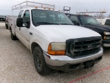 2001 FORD F250 UTILITY SERVICE PICKUP TRUCK, 245346 MILES,  CREWCAB, 2WD, 7
