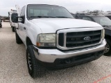 2002 FORD F250 PICKUP TRUCK, 406258 MILES,  EXTENDED CAB, 4X4, GAS, A/T, A/