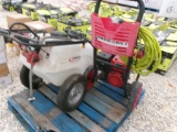 LOT OF POWER WASHER & SPRAY TRAILER,  SNAP ON GAS POWER WASHER, FIMCO 30 GA