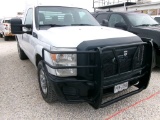 2013 FORD F250 PICKUP TRUCK, 140112 MILES,  REGULAR CAB, 2WD, 6.2L PROPANE