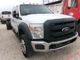 2012 FORD F550 CAB/CHASSIS PICKUP TRUCK, 109567 MILES,  CREWCAB, 4X4, 6.7L