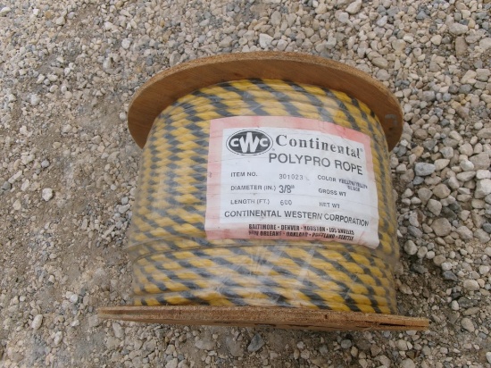 SPOOL OF 3/8 POLY ROPE