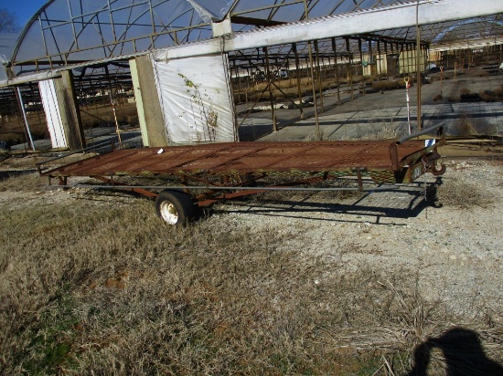 (9) TRACKING TRAILER CARTS,  WEST SIDE OF ROAD END OF GREENHOUSES