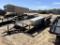 TAG TRAILER,  16' , TANDEM AXLE , W/ ALUMINUM TOOLBOX, S# N/A