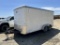 2021 CARRY ON CARGO TRAILER,  16' , TANDEM AXLE, SINGLE TIRE, S# 4YMBC1624M