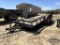 1995 TEXAS BRAGG UTILITY TRAILER,  14', TANDEM AXLE,LEAF SPRING SUSP,SINGLE