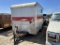 CC FORBES ENCLOSED OFFICE TRAILER,  12', TANDEM AXLE, SINGLE TIRE,