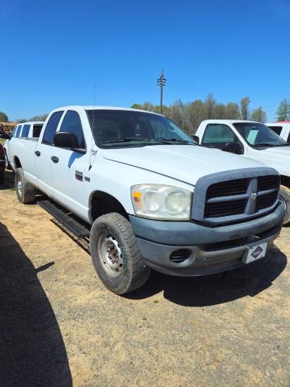 2009 DODGE RAM 2500 TRUCK,  5.7 HEMI, MANUAL, 4X4, PS, AC, *BLOWN MOTOR* S#