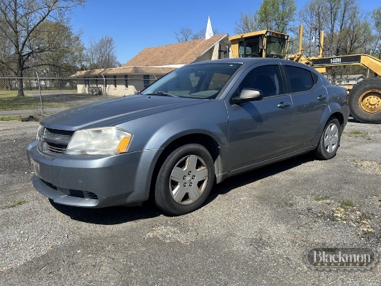 2009 DODGE AVENGER SXT CAR, 167,012+ mi,  FOUR DOOR, NEEDS ECM, S# 1B3LC46B