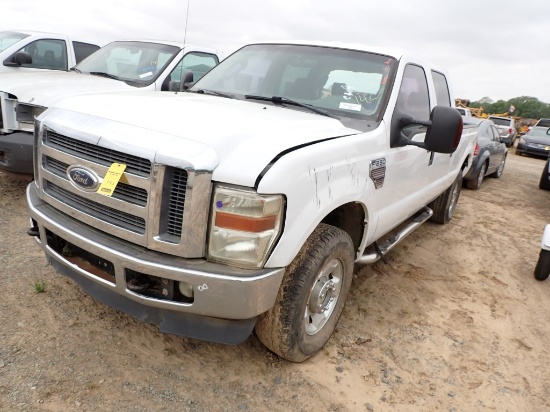 2010 FORD F250 TRUCK, 172,244+ mi,  DIESEL, AUTO, CREWCAB, 4X4, PS, AC, HAS