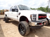2010 FORD F250 TRUCK, 263,855+ mi,  DIESEL, AUTO, CREWCAB, 4X4, S# 1FTSW2BR