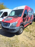 2014 FREGHTLINER , SPRINTER 2500 TRANSIT VAN,  DIESEL, AUTO, PS, AC, S# WDY