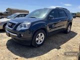 2007 GMC ACADIA SUV N/A  V6, GAS, AUTO, P/S, A/C S# 1GKER33757J118804