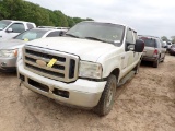 2006 FORD F250 TRUCK,  DIESEL, AUTO, CREWCAB, 4X4, PS, AC, *DOES NOT RUN* S