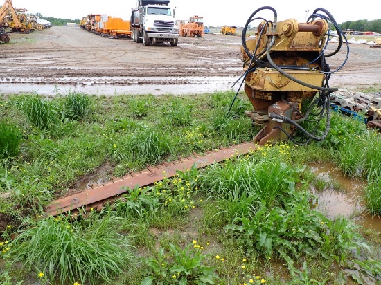 TRENCHING ATTACHMENT,  ROTATING, HYDRAULIC, SELF CONTAINED, POSSIBLY EXCAVA