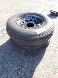 (2) WHEELS AND TIRE 235/80D16