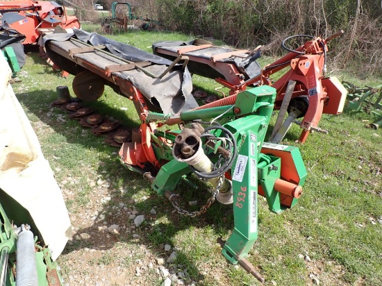 JOHN DEERE 275 ROTARY DISC MOWER,  3-PT, PTO S# 71480