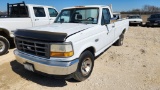 1993 FORD F150 PICKUP TRUCK, UNKNOWN MILEAGE,  2 DR, 2WD, GAS, A/T, KEYS, U