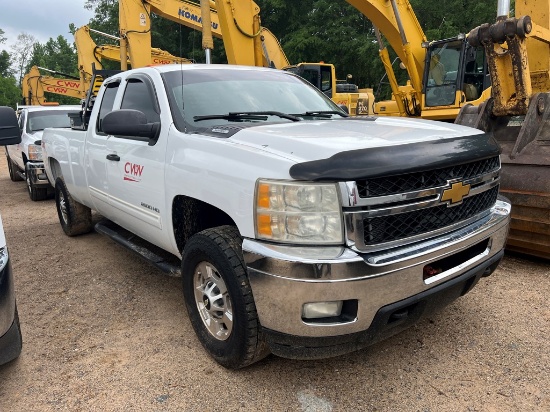 2012 Chevrolet 2500HD Pickp, Ext Cab, 2WD, 6.0L Gas, Approx 350,000 Miles,
