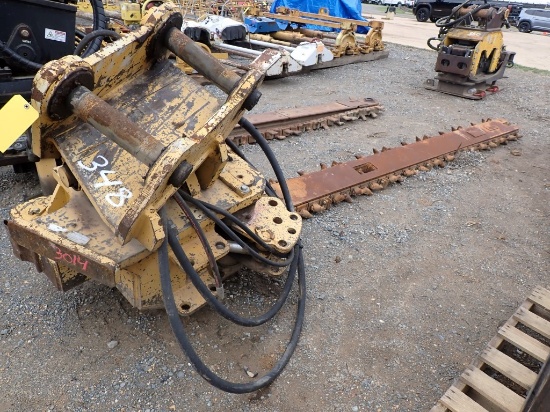 RCE RAIL UNDERCUTTER,  EXCAVATOR ATTACHMENT, 14', S# CC21014 C# UC-02