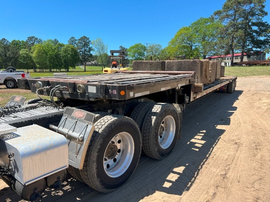 1994 Fontaine Extendable Step Deck Trailer, Tail Roller, Est 48' to 90', Ta