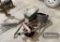 LARGE LOT HOSE CLAPMS, AMMO BOX & MISC