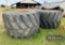(2) 76X50.00-32 HIGH FLOAT TIRES ON RIMS