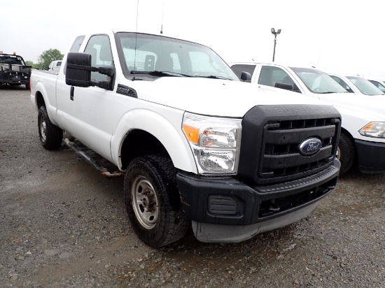 2013 FORD F250 TRUCK, 217,090+ mi  EXTENDED CAB, V8 GAS, AUTO, PS, AC, S# 1