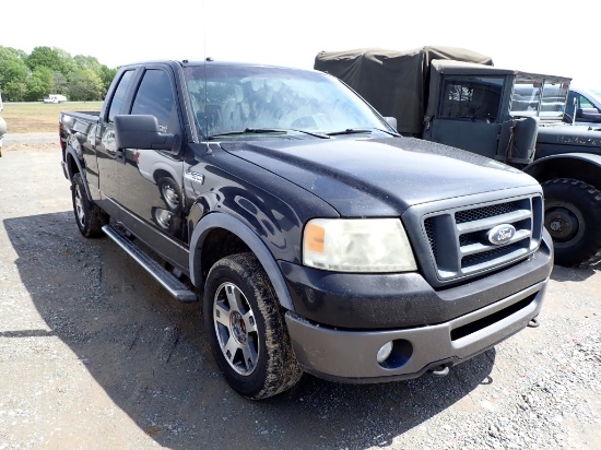 2007 FORD F-150 TRUCK, 346,074+ mi,  4 X 4, EXTENDED CAB, V8 GAS, AUTOMATIC