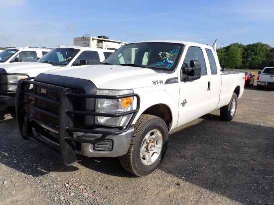 2014 FORD F-250 TRUCK, n/a+ mi,  EXTENDED CAB, 4 X 4, POWERSTROKE DIESEL, A